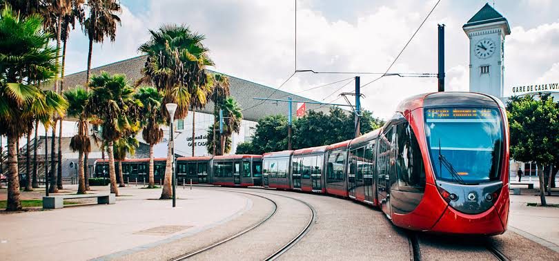 Tramway au Maroc